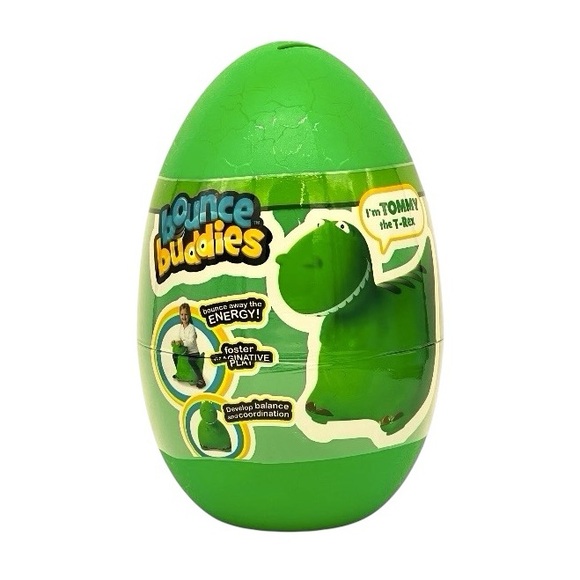 Bounce Buddies Dinosaur T-Rex: Tommy The T-Rex Ride On Inflatable Bouncer - Picture 3 of 9